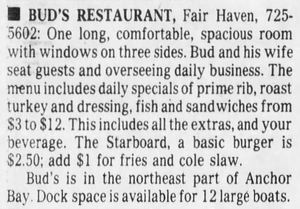 Bobby Macs Bayside Tavern & Grill (Buds Restaurant) - June 16 1983 Article (newer photo)